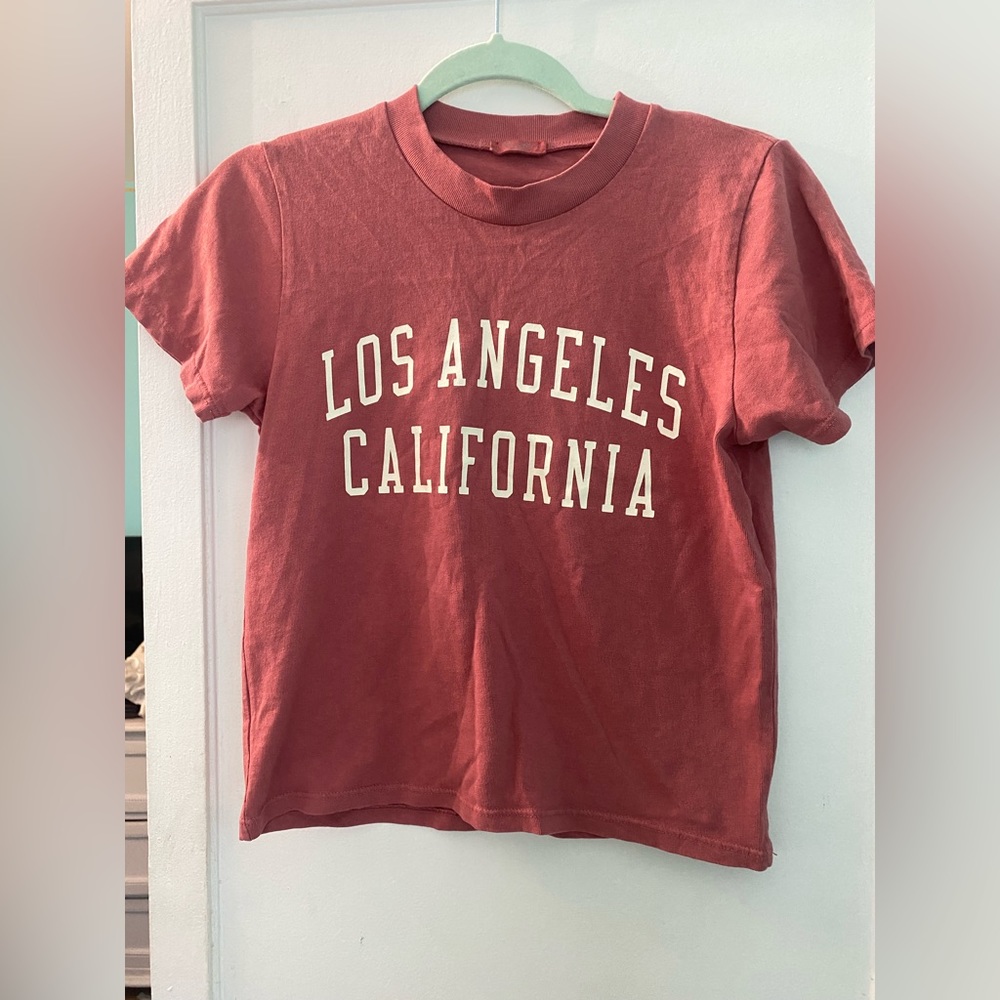 brandy melville top   Never Worn, no tags Pink Tee